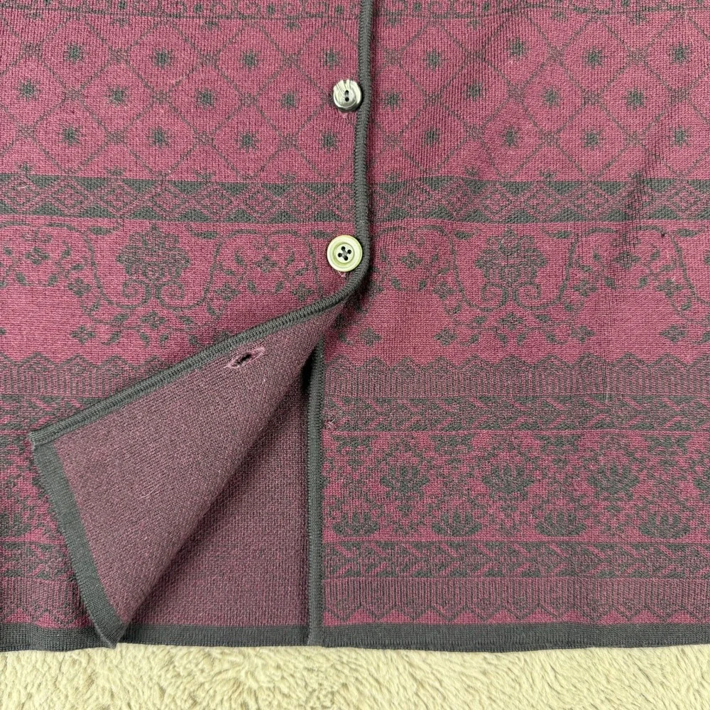 Classiques Entier Wool Cardigan Sweater Grandpa Extra Fine Merino M‎ (See pics)